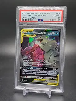 Mega Sableye & Tyranitar GX Tag Team #126/236 Pokemon Unified Minds PSA 10 - Image 2