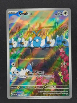 Swablu 213 Pokemon PAR Paradox Rift 2023 NM 🔥🔥🔥 - Image 1