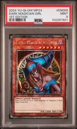 2024 YU-GI-OH! MP24-25TH ANV TIN: DUELING MIRRORS DARK MAGICIAN GIRL PSA 9 - Image 1