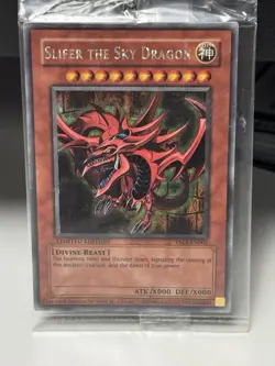 Slifer the Sky Dragon YMA-EN001 Yu-Gi-Oh! The Movie Pack Secret Rare SEALED - Image 1
