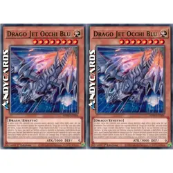DRAGO JET OCCHI BLU 2x (Blue-Eyes Jet Dragon) Comune • SDWD IT006 • 1Ed • Yugioh - Image 1