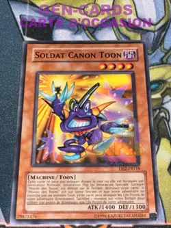 CARTE Yu Gi Oh SOLDAT CANON TOON DB2-FR118 2 - Image 1