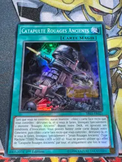 CARTE Yu Gi Oh CATAPULTE ROUAGES ANCIENTS SR03-FR021 1ere edition - Image 1