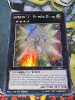CARTE Yu Gi Oh NUMERO S39 : PREMIERE UTOPIE MP16-FR043 1ere edition - Image 1