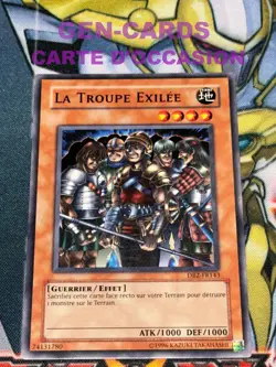CARTE Yu Gi Oh LA TROUPE EXILEE DB2-FR143 NEAR MINT L25 - Image 1