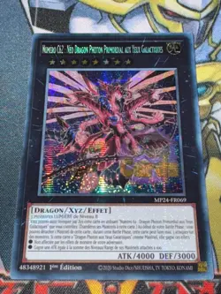 CARTE Yu Gi Oh NUMERO C62 : NEO DRAGON PHOTON PRIMORDIAL AUX YEUX GALACTIQUES MP - Image 1