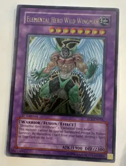Yugioh Elemental Hero Wild Wingman EOJ-EN035 Ultimate Rare 1st Edition NM - Image 1