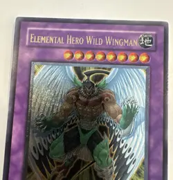 Yugioh Elemental Hero Wild Wingman EOJ-EN035 Ultimate Rare 1st Edition NM - Image 2
