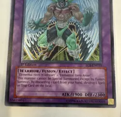 Yugioh Elemental Hero Wild Wingman EOJ-EN035 Ultimate Rare 1st Edition NM - Image 3