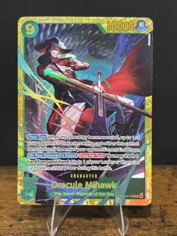 Dracule Mihawk - OP14-119 SEC - THE AZURE SEA'S SEVEN - One Piece TCG English - Image 2