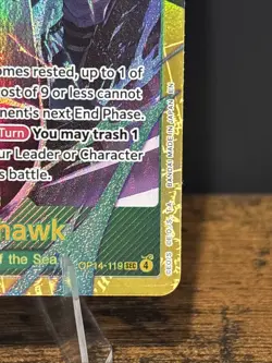 Dracule Mihawk - OP14-119 SEC - THE AZURE SEA'S SEVEN - One Piece TCG English - Image 5