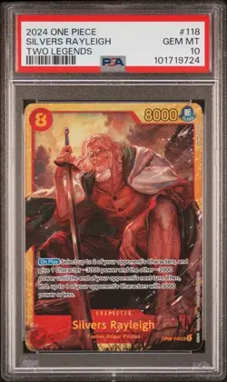 Silvers Rayleigh OP08-118 One Piece Two Legends PSA 10 [101719724] - Image 1