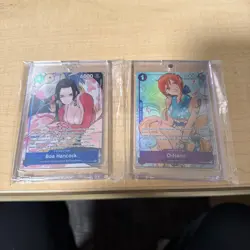 One Piece TCG Illustration Box Vol 1 PROMO SET O-Nami OP05-062 & Boa Hancock - Image 1
