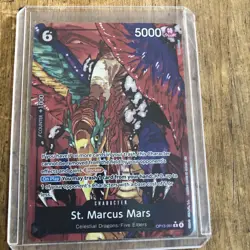 St. Marcus Mars Alt Art Rare - Carrying On His Will #OP13-091 R One Piece TCG - Image 1