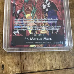 St. Marcus Mars Alt Art Rare - Carrying On His Will #OP13-091 R One Piece TCG - Image 3