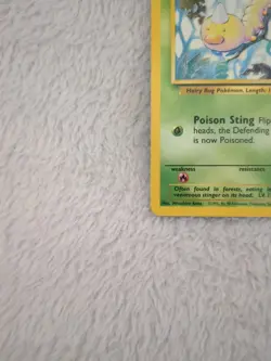 Pokemon Cards: Base Set Common: Weedle 69/102 - Image 4