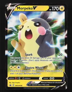 Morpeko V SWSH056 SWSH Black Star Promos English Pokemon Card TCG - Image 1