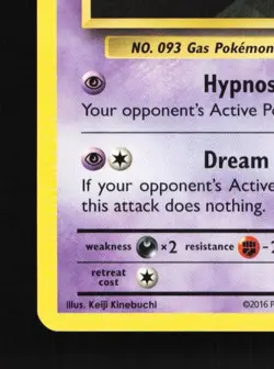 Haunter 48/108 LP Evolutions English Pokemon Card TCG - Image 2