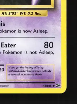 Haunter 48/108 LP Evolutions English Pokemon Card TCG - Image 3