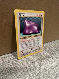 Pokemon WOTC Card - Ditto - Fossil Set - Non-Holo Rare - 18/62 - NM-LP - Image 2