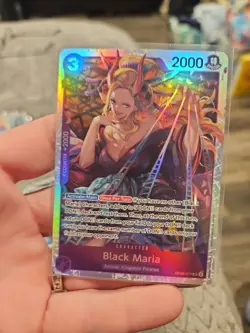 Black Maria OP08-074 Super Rare English Two Legends One Piece TCG Card Game - Image 1