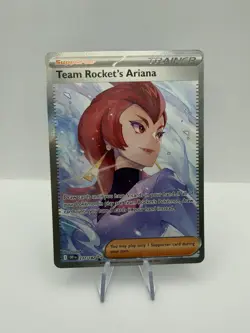 Pokemon Card Team Rocket's Ariana #237 Destined Rivals Full Art Holo NM - Image 1