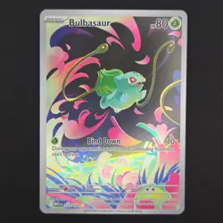Pokemon TCG Card Bulbasaur 133/132 Mega Evolution Illustration Rare - NM - Image 1