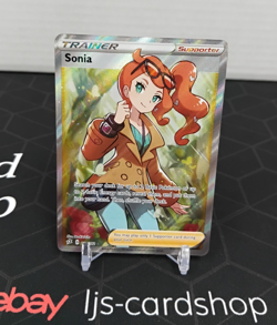 Sonia Rebel Clash 192/192 Holo Full Art NM Pokemon Card T1 - Image 1