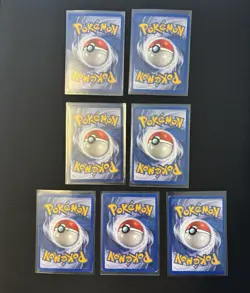 Pokemon Cards Vintage Lot #1 - DMG/HP/MP Lot of 7 Cards - Image 2