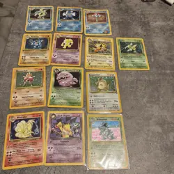 Pokemon vintage jolteon gyarados Bundle - Vintage holos 13 cards WOTC Swirls - Image 1