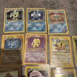 Pokemon vintage jolteon gyarados Bundle - Vintage holos 13 cards WOTC Swirls - Image 2