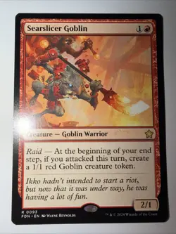 MTG Searslicer Goblin, NM-Mint, (FDN #0093) Regular - Image 1