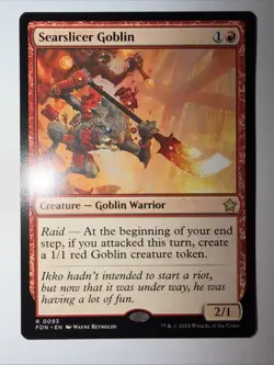 MTG Searslicer Goblin, NM-Mint, (FDN #0093) Regular - Image 2
