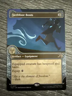 1x - Swiftfoot Boots - Showcase #317 - Avatar: Eternal - NM MTG - Image 1