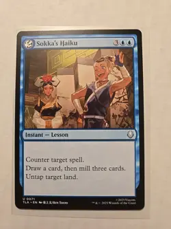 Sokka's Haiku - Avatar - NM - Uncommon - Instant Lesson - MTG - Image 1