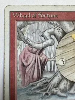 Wheel of Fortune Magic The Gathering Revised LP Read Description - Image 2