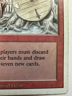 Wheel of Fortune Magic The Gathering Revised LP Read Description - Image 4