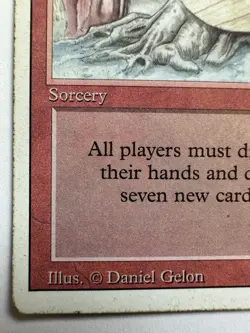 Wheel of Fortune Magic The Gathering Revised LP Read Description - Image 5