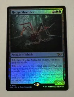 MTG Hedge Shredder - Duskmourn: House of Horror FOIL NM - Image 1