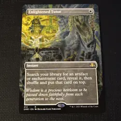 Enlightened Tutor (Borderless) Dominaria Remastered Regular #412 - Image 1