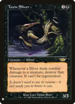 Toxin Sliver The List Reprints MTG Regular Near Mint - Image 1