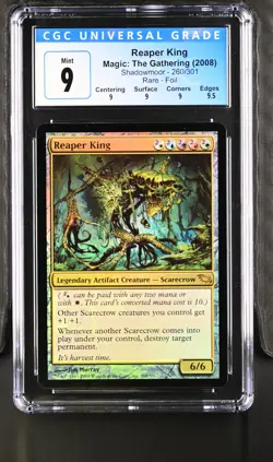 REAPER KING Shadowmoor Foil Rare CGC 9 Q+ MTG [Nostalgium] - Image 1