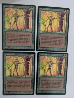 4 Gaea's Touch The Dark MTG Exc Free shipping with tracking - Image 1