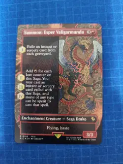 Summon: Esper Valigarmanda (Borderless) Commander: Final Fantasy Foil - Image 1