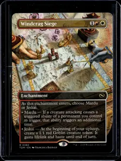 Windcrag Siege (Borderless) - 392 - TDM - NM - MTG Magic the Gathering - Image 1