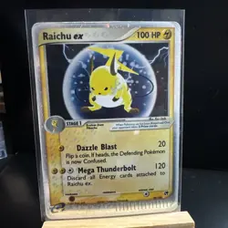 Pokemon TCG Raichu ex 98/100 Sandstorm Holo - Image 1