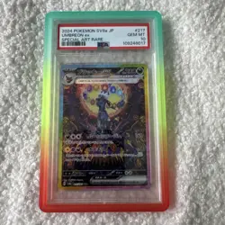 Pokemon PSA 10 Umbreon Ex #217 Terastal Festival 2024 Japanese - Image 2
