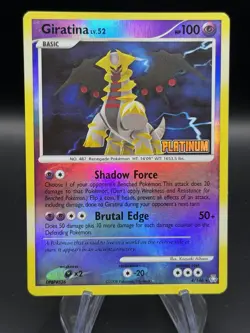 Giratina 4/146 Reverse Holo Platinum Stamp BK Promo Pokemon Card TCG - Image 1