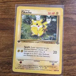 Pokemon TCG Pikachu 60/64 Jungle 1st Edition MP - Image 1