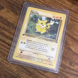 Pokemon TCG Pikachu 60/64 Jungle 1st Edition MP - Image 3